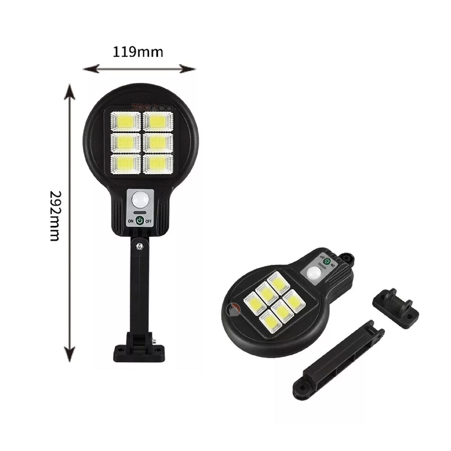 Miniatura 3 de Lampara Solar Exterior Redonda sensor182